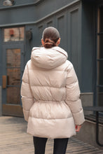 Load image into Gallery viewer, Arden Genuine Rex Rabbit Fur Down Insulated Coat
