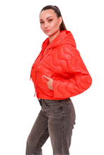 Load image into Gallery viewer, Lexi Cropped Jacket in Coral