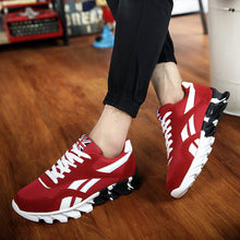 Load image into Gallery viewer, Mens Sport Sneakers Light Breathable Running Shoes Outdoor Comfortable Leisure Lace Up Gym Shoes Fashion High Quality Sneakers Slip On Walking Athletic Sneakers
