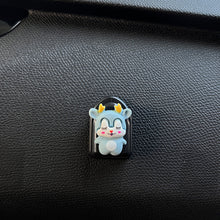 Load image into Gallery viewer, 2 Pcs Simple Car Small Hooks Cartoon Decorative Cute Car Dashboard Hook Mini Hanger for Mask Heart Adhesive Hook for Hat Coat Towel Wall Hanging Multi Vehicle Sticky Hooks Durable Holder Automobile Styling Interior Organizer Ornaments Hook