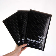 Load image into Gallery viewer, ™ 100% Biodegradable Bubble Mailers,25Pcs Padded Packaging Wrap Envelopes Pouches Eco Friendly No Glue, No Plastic, Christmas Wrapping (6 X 10)