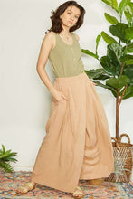 Load image into Gallery viewer, Mittoshop Wrap Pleating Detail Wide Leg Pants