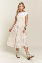 Load image into Gallery viewer, New Summer Smocked Floral Ruffled Hem Cami Dress – Feminine, Charming, Playful, Perfect for Warm Weather and Casual Outings
