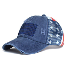 Load image into Gallery viewer, Women's Ripped Embroidered Baseball Cap – Breathable Dome Top Polyester Hat