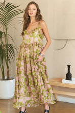 Load image into Gallery viewer, Ruffled Tiered Scoop Neck Cami Summer Dress – Flirty Ruffled Cami Dress with Scoop Neck & Tiered Details