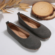 Load image into Gallery viewer, Women’s Low-Cut Round Toe Loafers – Slip-On Flat Casual Shoes