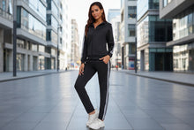 Load image into Gallery viewer, Women’s Fashionable Printed Sports Long-Sleeve Hoodie Set