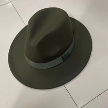 Load image into Gallery viewer, Autumn Winter Big Brim Wool Hat – Unisex Bell Crown Bucket Hat