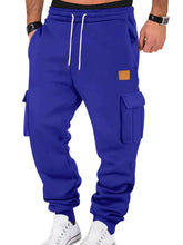 Load image into Gallery viewer, Men's Full Size Drawstring Cargo Jogger Pants Plus Size