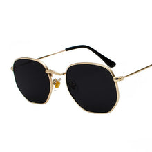 Load image into Gallery viewer, Unisex Woman and Man Vintage Retro and Modern Sunglasses Square Metal Frame Sunglasses Pilot Mirror Classic With UV400 Protection