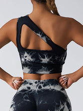 Load image into Gallery viewer, Seamless One-Shoulder Bra & Scrunch Leggings Set - High Waisted Yoga Pants