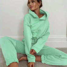 Load image into Gallery viewer, Women's 2-Piece Jogging Suit - Sexy Long Sleeve Hoodie Tracksuit