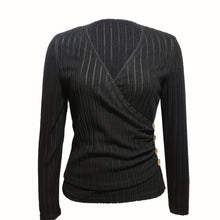 Load image into Gallery viewer, Women’s Pleated V-Neck Top