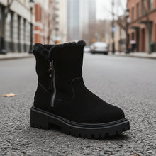 Load image into Gallery viewer, Women’s Plush Snow Boots – Warm Waterproof Winter Boots (Plus Size)