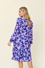 Load image into Gallery viewer, Double Take Full Size Printed Ruffle Hem Dress with Pocket Stylish & Functional Women Dress
