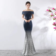 Load image into Gallery viewer, Birthday Party Dress Slimming Host Long Dress
