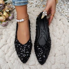 Load image into Gallery viewer, Women’s Pointed-Toe Flat Casual Shoes – Stylish Everyday Sneakers