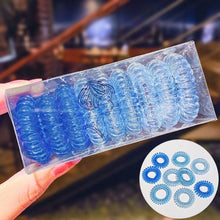 Load image into Gallery viewer, 9pcs/set Telephone Colorful Hair Ties Woman Elastic Hairband Ponytail Holders Hair Ropes Wires Scrunchies Elastic Hair Bands Kid Ponytail Holder Tie Gum Hair Accessories