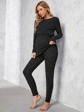 Load image into Gallery viewer, Women's Maternity Solid 2 Pieces Set - # WOAA51310001-PRG-NURSG