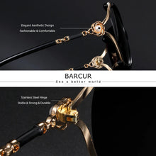 Load image into Gallery viewer, BARCUR Sunglasses Trendy Butterfly Design Fashion Women Sunglasses Polarized Lens Ladies Sun Glasses UV400 Protection for Hot Summer Days