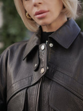 Load image into Gallery viewer, Jumbo Genuine Leather Jacket