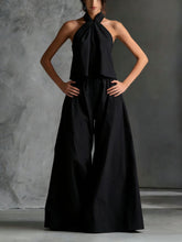 Load image into Gallery viewer, Women's Loose Sleeveless Top & High-Waist Wide-Leg Pants Set – 4 Colors S–XXL