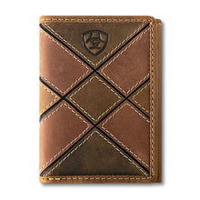 Load image into Gallery viewer, Ariat Patchwork Embossed - Men's Trifold Wallet