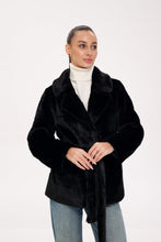 Load image into Gallery viewer, Faux Mink Effect Fur Coat