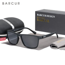 Load image into Gallery viewer, BARCUR Sports Polarized Sunglasses for Men Lightweight TR90 Square Fishing & Travel Eyewear UV400 Protection Men Accessory