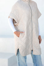 Load image into Gallery viewer, Bianca Relaxed Fit Embossed Vest