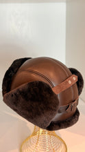 Load image into Gallery viewer, Genuine Leather Shearling Hat Unisex