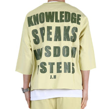 Load image into Gallery viewer, BRITON SN/ Jersey 3/4 Sleeve Crop Top Tee