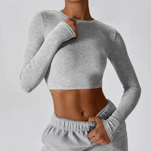 Load image into Gallery viewer, 🧘♀️ Women’s Slim Fit Long Sleeve Yoga Top