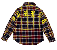 Load image into Gallery viewer, NOVA Kid's Premium Mid-weight Flannel Shirt With Heavy Embroidery Works, Patch Work & Print Effects