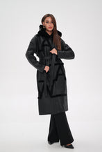 Load image into Gallery viewer, Genuine Shearling Lamb Leather ⇆ Reversible Coat