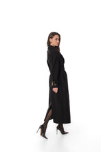 Load image into Gallery viewer, Madeline Cashmere Wool Blend Overcoat in Black