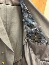 Load image into Gallery viewer, Moda Color Gray Gold Button Double Breasted Turkish Suit