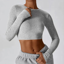 Load image into Gallery viewer, 🧘♀️ Women’s Slim Fit Long Sleeve Yoga Top