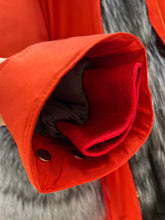 Load image into Gallery viewer, Roma Genuine Silver Fox Fur Rabbit Fur Insulated Parka in Red