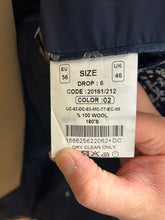 Load image into Gallery viewer, Moda Color Exclusive Navy with Tan Pailsey 1-Button 100% Wool 3-Piece Turkish Slim Fit Suit