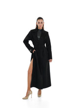 Load image into Gallery viewer, Aria Cashmere Blend Coat in Black