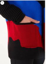 Load image into Gallery viewer, Lagos Red Exclusive Men's Black Shaded Long Sweaters | Hoodie LS88