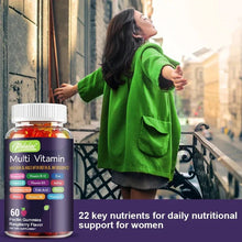 Load image into Gallery viewer, Multivitamin Gummies - with Vitamins and Minerals - Enhances Energy Levels, Immune Support, Antioxidant - 60 Gummies