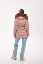 Load image into Gallery viewer, Genuine Silver Fox Fur Trim Down Insulated Parka
