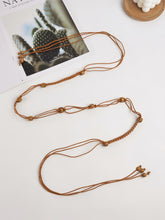 Load image into Gallery viewer, Cotton-Linen Knotted Belt