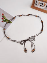 Load image into Gallery viewer, Cotton-Linen Knotted Belt