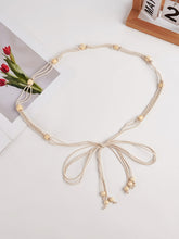 Load image into Gallery viewer, Cotton-Linen Knotted Belt