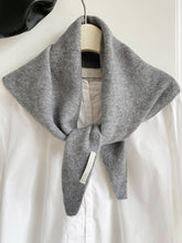 Load image into Gallery viewer, 100% Merino Wool Knitted Triangle Scarf