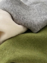 Load image into Gallery viewer, 100% Merino Wool Knitted Triangle Scarf