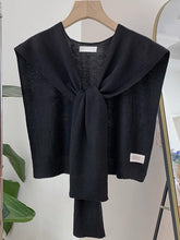 Load image into Gallery viewer, Wool Textured Knit Shawl Scarf